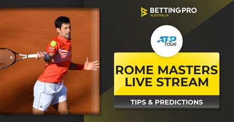 Tennis: ATP Rome live .